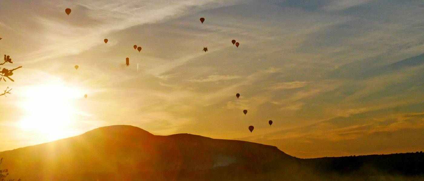 Heißluftbalons in Artà